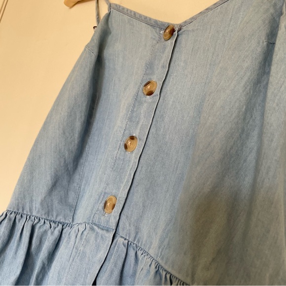 Button down denim dress - Picture 3 of 4